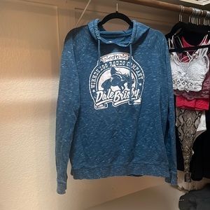 Mens Rock and Roll Denim Dale Brisby large sweatshirt